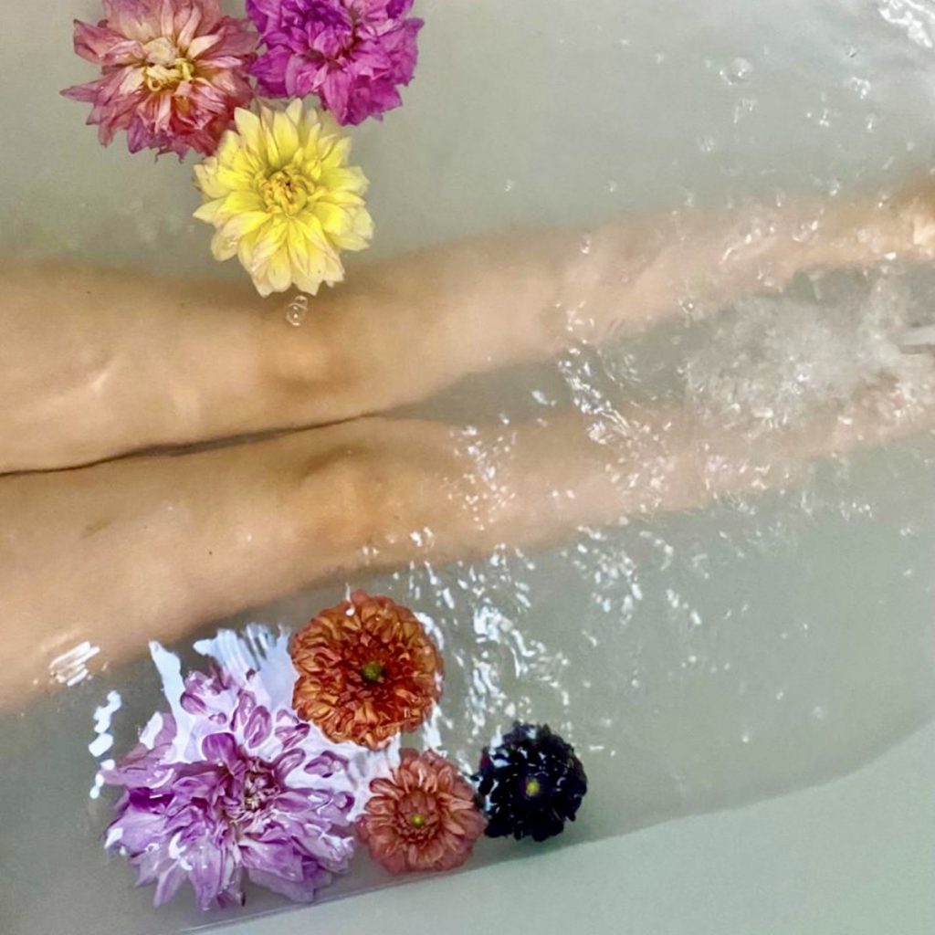 Valentine's day flowers and message