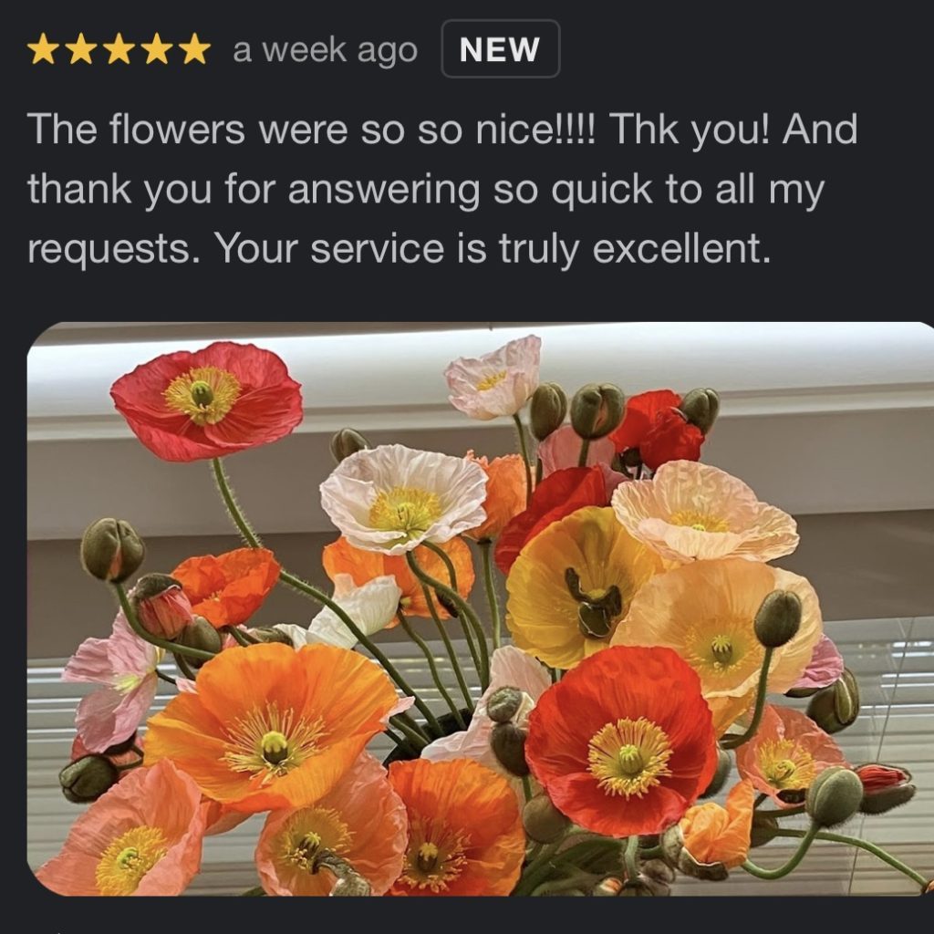 Customer review of Little Flowers Poppies